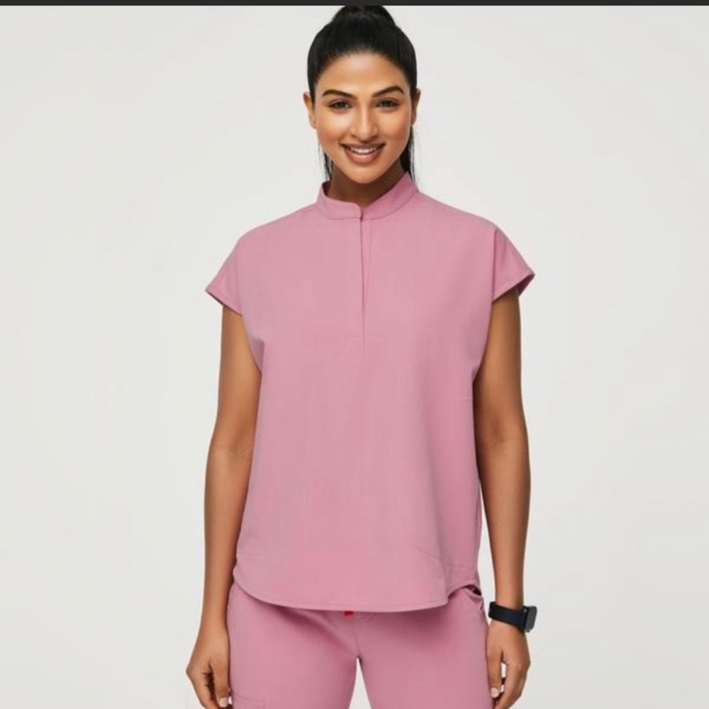 •Figs• XXS Chalk Pink Rafaela